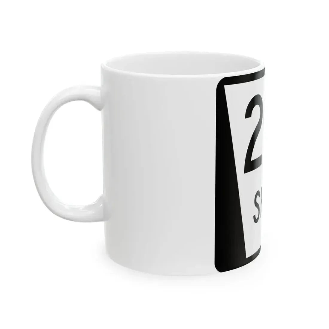 N SPUR 29A (Nebraska) (Road Sign) White Coffee Mug - Go Mug Yourself