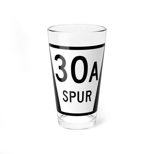 N SPUR 30A (Nebraska) (Road Sign) Pint Glass 16oz 16oz - Go Mug Yourself