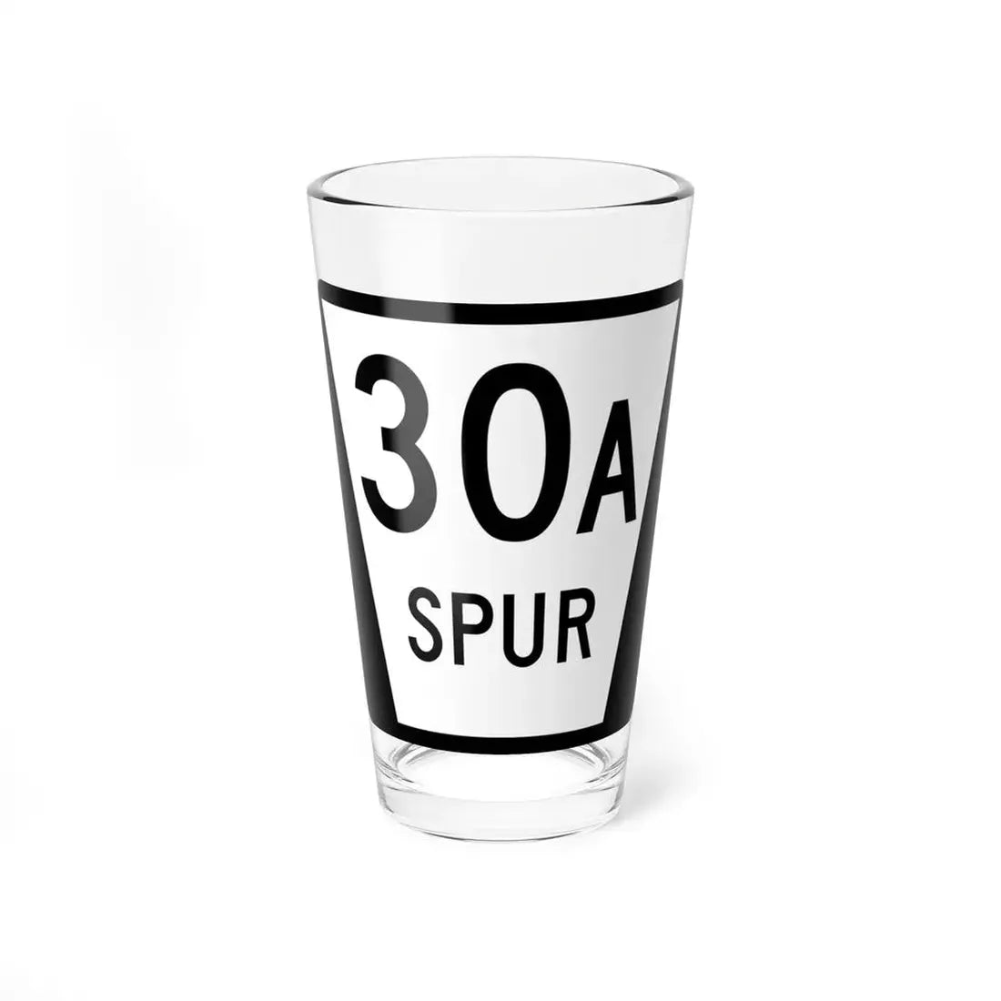 N SPUR 30A (Nebraska) (Road Sign) Pint Glss 16oz 16oz - Go Mug Yourself