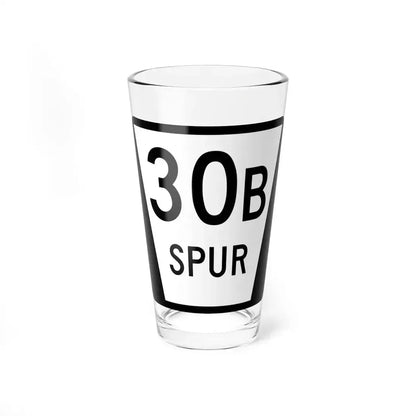 N SPUR 30B (Nebraska) (Road Sign) Pint Glass 16oz 16oz - Go Mug Yourself
