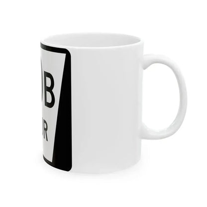 N SPUR 30B (Nebraska) (Road Sign) White Coffee Mug - Go Mug Yourself