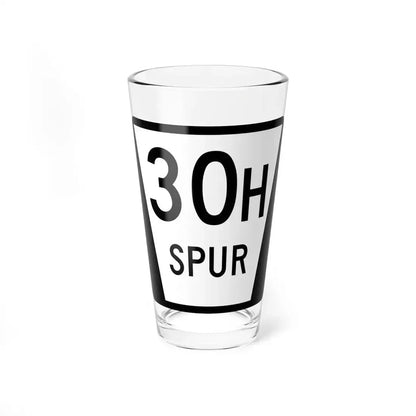N SPUR 30H (Nebraska) (Road Sign) Pint Glass 16oz 16oz - Go Mug Yourself