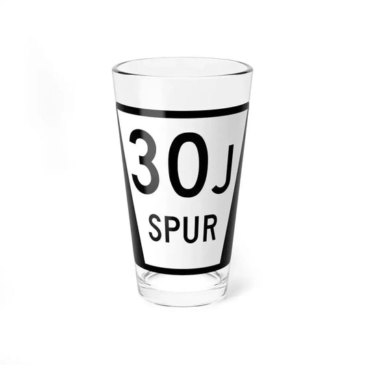 N SPUR 30J (Nebraska) (Road Sign) Pint Glass 16oz 16oz - Go Mug Yourself