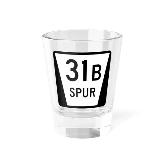 N SPUR 31B (Nebraska) (Road Sign) Shot Glass 1.5oz 1.5oz - Go Mug Yourself
