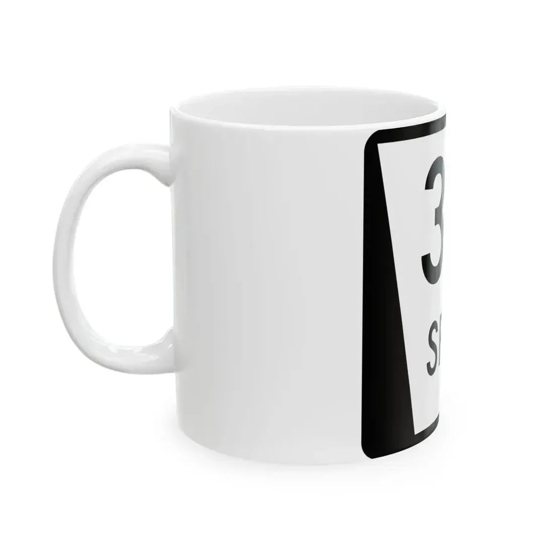 N SPUR 31B (Nebraska) (Road Sign) White Coffee Mug - Go Mug Yourself