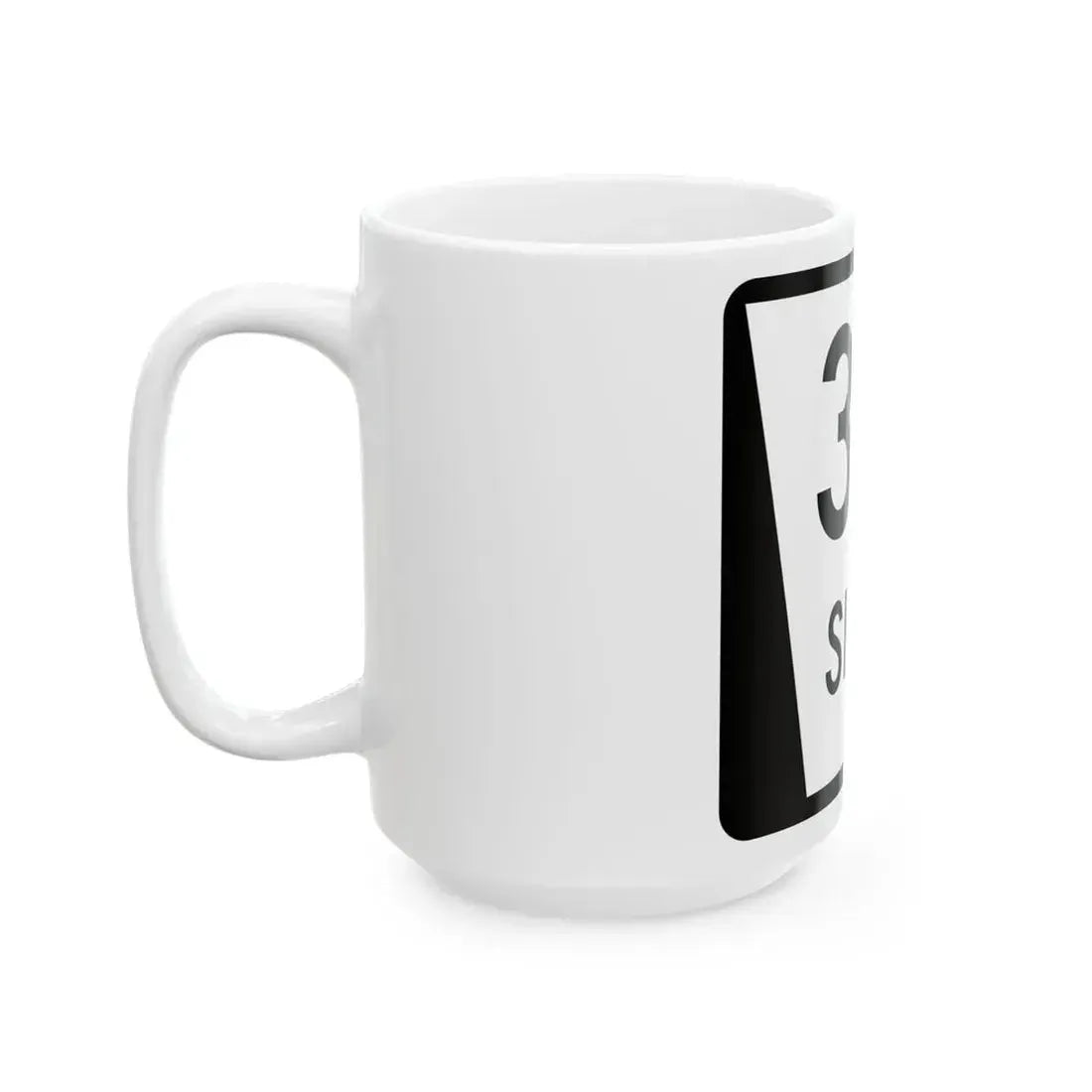 N SPUR 31B (Nebraska) (Road Sign) White Coffee Mug - Go Mug Yourself