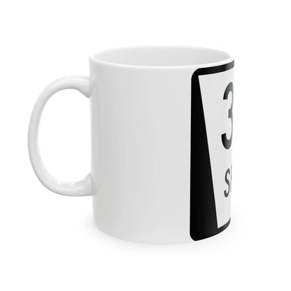 N SPUR 31C (Nebraska) (Road Sign) White Coffee Mug - Go Mug Yourself