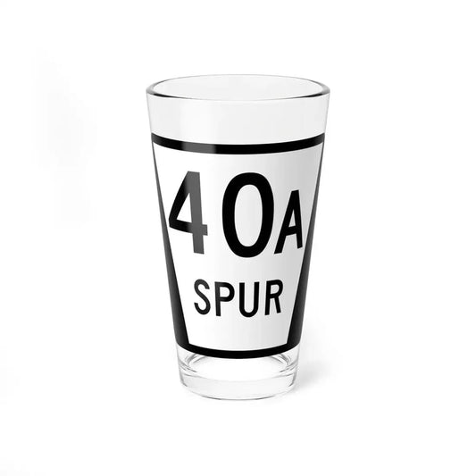 N SPUR 40A (Nebraska) (Road Sign) Pint Glss 16oz 16oz - Go Mug Yourself