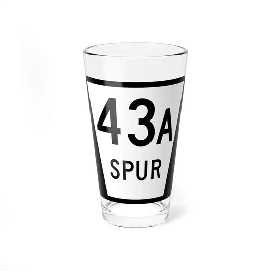 N SPUR 43A (Nebraska) (Road Sign) Pint Glss 16oz 16oz - Go Mug Yourself