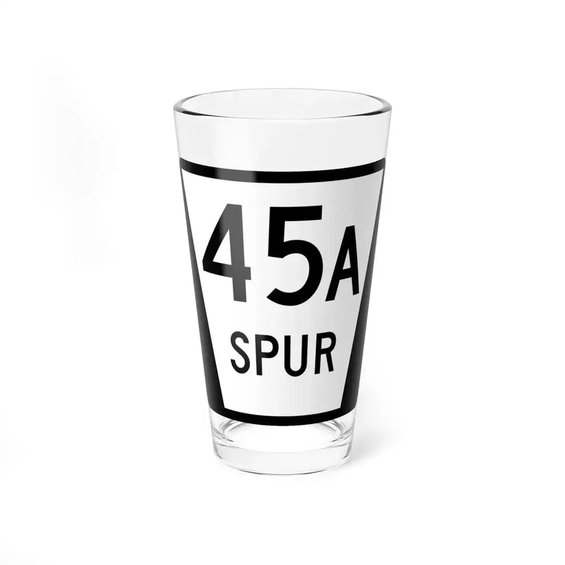 N SPUR 45A (Nebraska) (Road Sign) Pint Glass 16oz 16oz - Go Mug Yourself