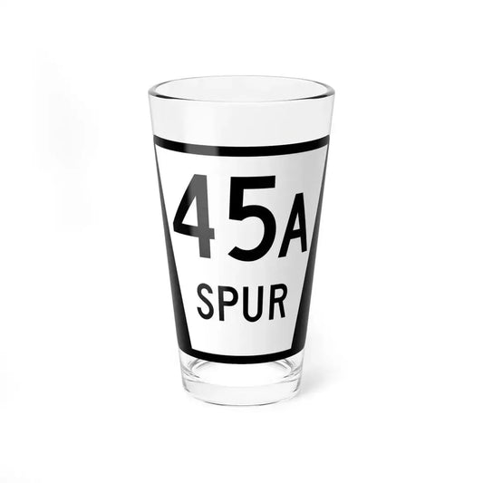 N SPUR 45A (Nebraska) (Road Sign) Pint Glass 16oz 16oz - Go Mug Yourself