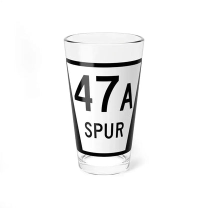 N SPUR 47A (Nebraska) (Road Sign) Pint Glss 16oz 16oz - Go Mug Yourself