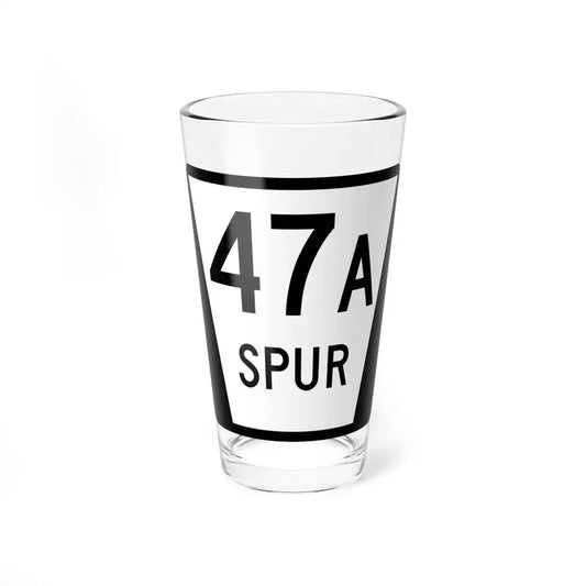 N SPUR 47A (Nebraska) (Road Sign) Pint Glss 16oz 16oz - Go Mug Yourself