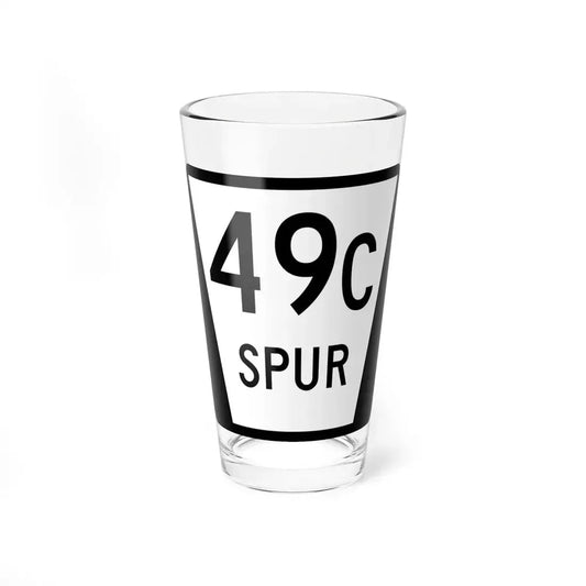 N SPUR 49C (Nebraska) (Road Sign) Pint Glss 16oz 16oz - Go Mug Yourself