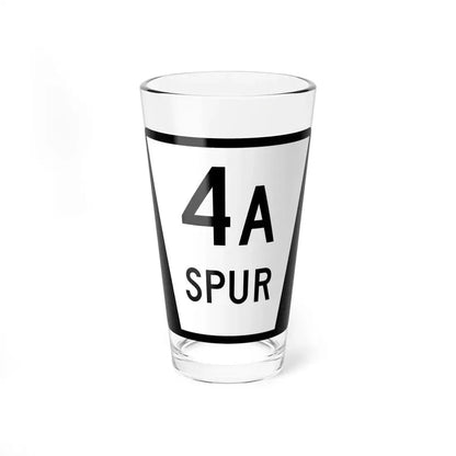 N SPUR 4A (Nebraska) (Road Sign) Pint Glass 16oz 16oz - Go Mug Yourself