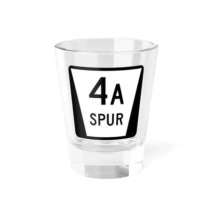 N SPUR 4A (Nebraska) (Road Sign) Shot Glass 1.5oz 1.5oz - Go Mug Yourself