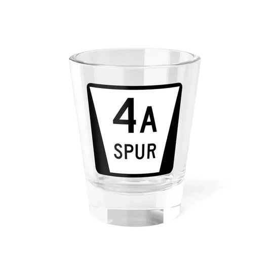 N SPUR 4A (Nebraska) (Road Sign) Shot Glass 1.5oz 1.5oz - Go Mug Yourself