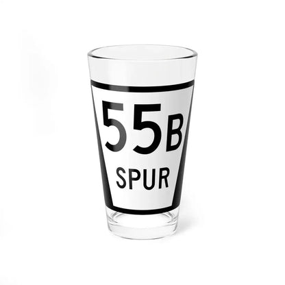 N SPUR 55B (Nebraska) (Road Sign) Pint Glss 16oz 16oz - Go Mug Yourself