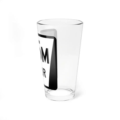 N SPUR 55M (Nebraska) (Road Sign) Pint Glass 16oz - Go Mug Yourself