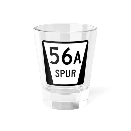 N SPUR 56A (Nebraska) (Road Sign) Shot Glass 1.5oz 1.5oz - Go Mug Yourself
