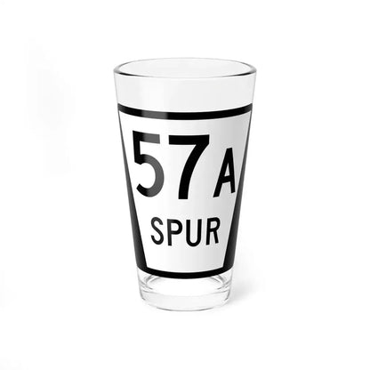 N SPUR 57A (Nebraska) (Road Sign) Pint Glass 16oz 16oz - Go Mug Yourself