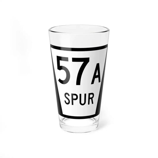 N SPUR 57A (Nebraska) (Road Sign) Pint Glss 16oz 16oz - Go Mug Yourself