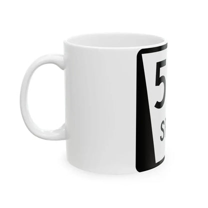 N SPUR 59A (Nebraska) (Road Sign) White Coffee Mug - Go Mug Yourself