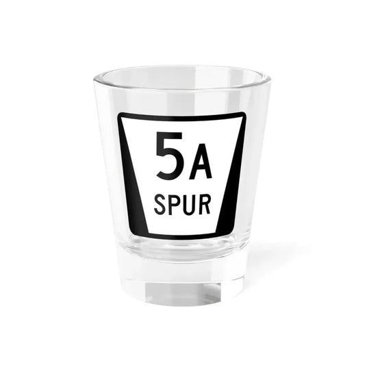 N SPUR 5A (Nebraska) (Road Sign) Shot Glass 1.5oz 1.5oz - Go Mug Yourself