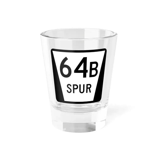 N SPUR 64B (Nebraska) (Road Sign) Shot Glass 1.5oz 1.5oz - Go Mug Yourself