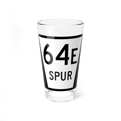 N SPUR 64E (Nebraska) (Road Sign) Pint Glass 16oz 16oz - Go Mug Yourself