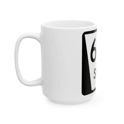 N SPUR 64G (Nebraska) (Road Sign) White Coffee Mug - Go Mug Yourself