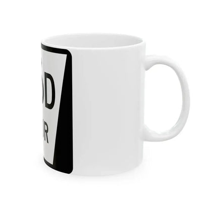 N SPUR 66D (Nebraska) (Road Sign) White Coffee Mug - Go Mug Yourself
