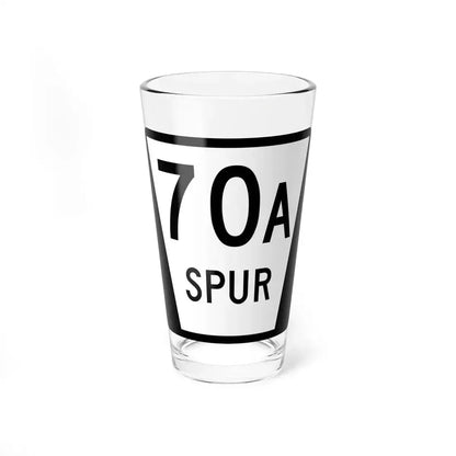 N SPUR 70A (Nebraska) (Road Sign) Pint Glass 16oz 16oz - Go Mug Yourself