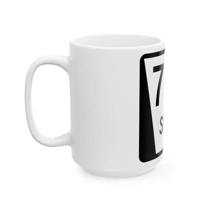 N SPUR 70A (Nebraska) (Road Sign) White Coffee Mug - Go Mug Yourself