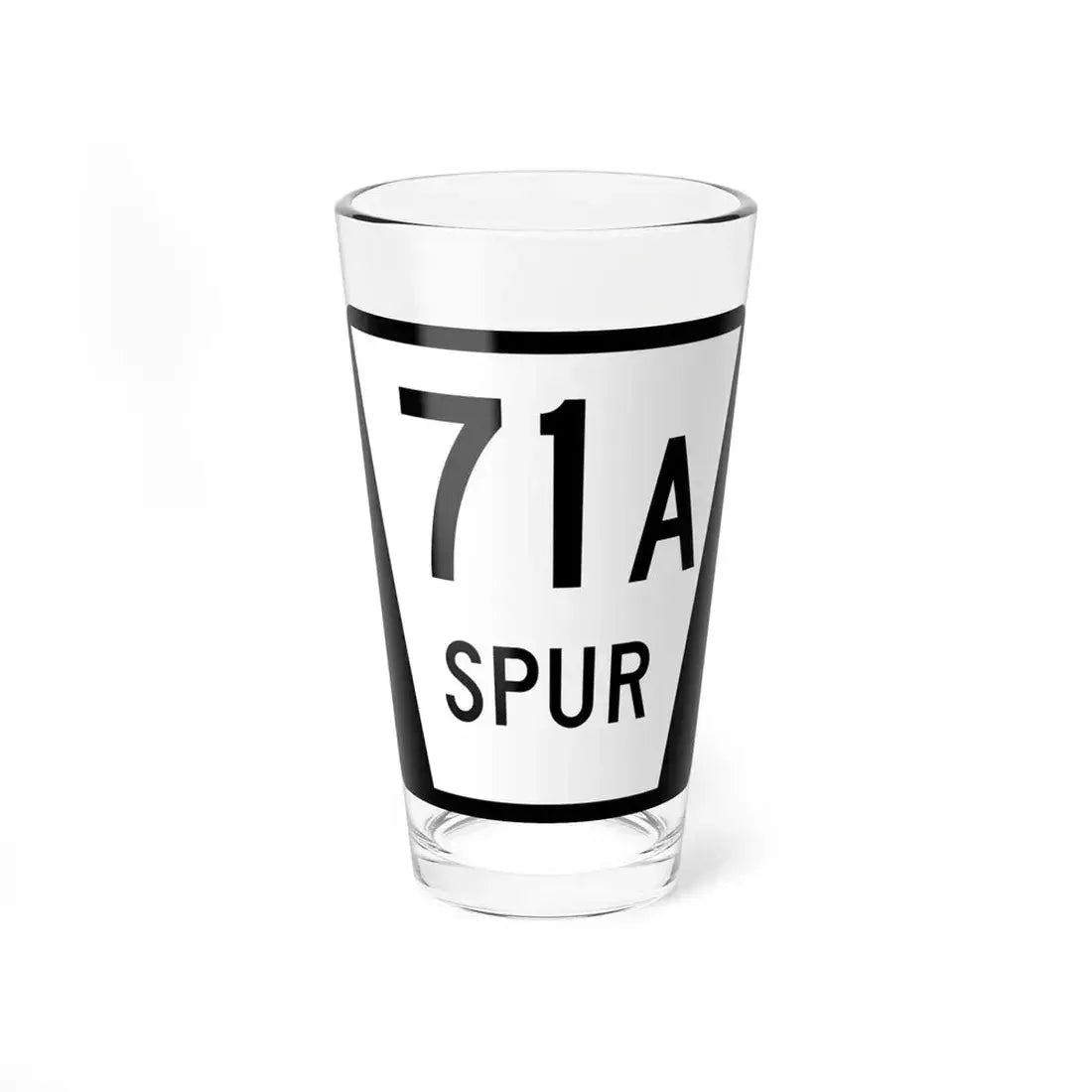 N SPUR 71A (Nebraska) (Road Sign) Pint Glass 16oz 16oz - Go Mug Yourself