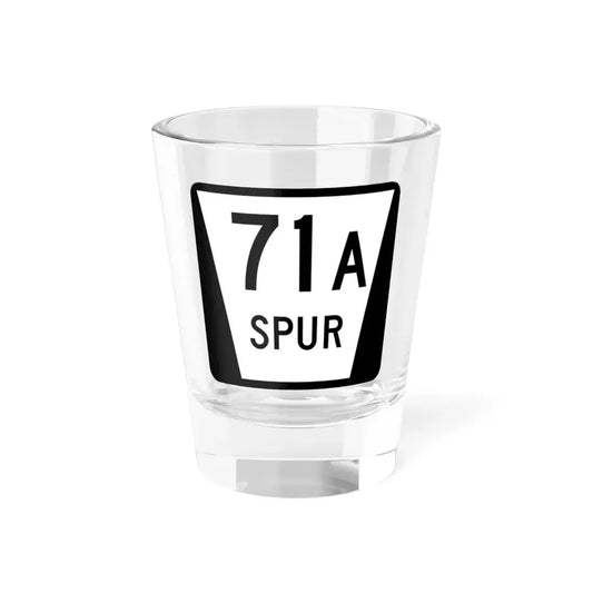 N SPUR 71A (Nebraska) (Road Sign) Shot Glass 1.5oz 1.5oz - Go Mug Yourself