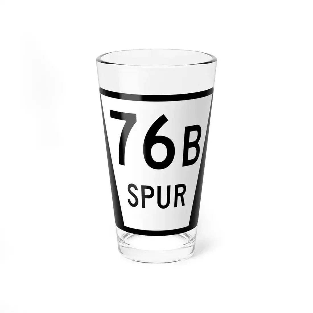 N SPUR 76B (Nebraska) (Road Sign) Pint Glass 16oz 16oz - Go Mug Yourself
