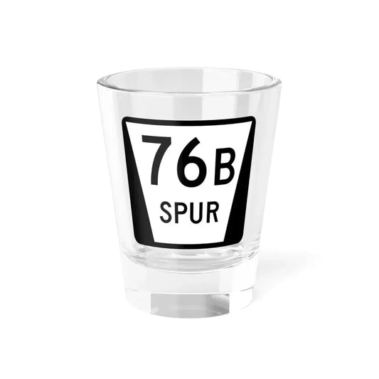 N SPUR 76B (Nebraska) (Road Sign) Shot Glass 1.5oz 1.5oz - Go Mug Yourself