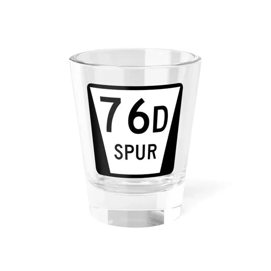 N SPUR 76D (Nebraska) (Road Sign) Shot Glass 1.5oz 1.5oz - Go Mug Yourself
