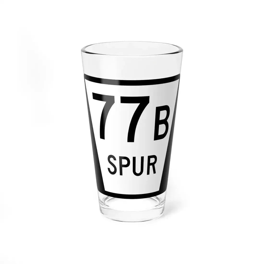 N SPUR 77B (Nebraska) (Road Sign) Pint Glass 16oz 16oz - Go Mug Yourself