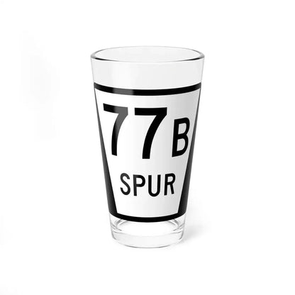 N SPUR 77B (Nebraska) (Road Sign) Pint Glass 16oz 16oz - Go Mug Yourself