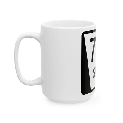 N SPUR 78E (Nebraska) (Road Sign) White Coffee Mug - Go Mug Yourself