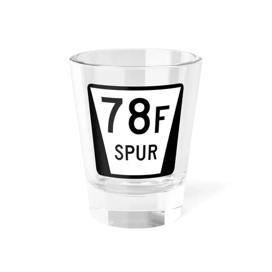 N SPUR 78F (Nebraska) (Road Sign) Shot Glass 1.5oz 1.5oz - Go Mug Yourself