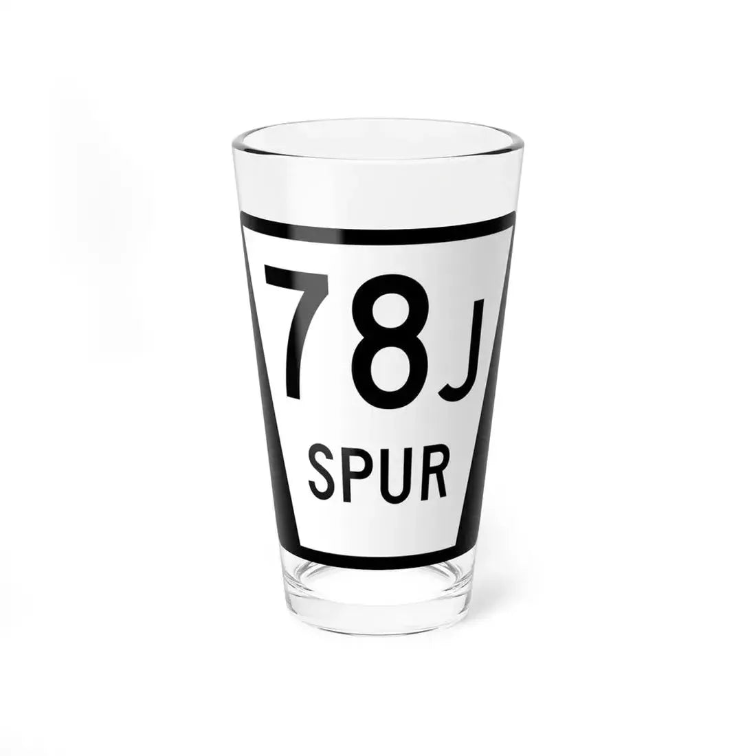 N SPUR 78J (Nebraska) (Road Sign) Pint Glass 16oz 16oz - Go Mug Yourself