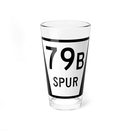 N SPUR 79B (Nebraska) (Road Sign) Pint Glass 16oz 16oz - Go Mug Yourself