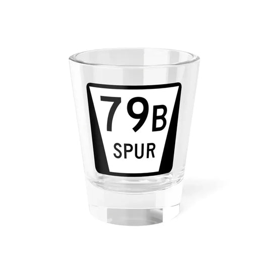 N SPUR 79B (Nebraska) (Road Sign) Shot Glass 1.5oz 1.5oz - Go Mug Yourself