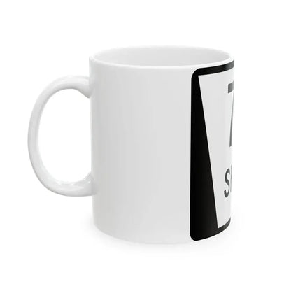 N SPUR 7A (Nebraska) (Road Sign) White Coffee Mug - Go Mug Yourself