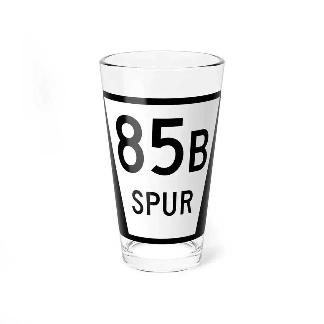 N SPUR 85B (Nebraska) (Road Sign) Pint Glass 16oz 16oz - Go Mug Yourself