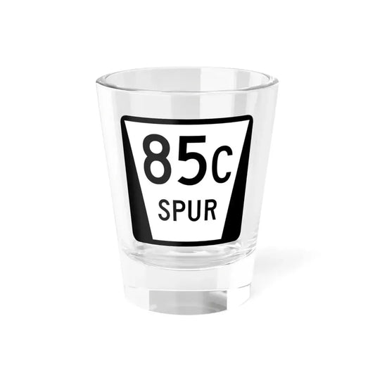 N SPUR 85C (Nebraska) (Road Sign) Shot Glass 1.5oz 1.5oz - Go Mug Yourself