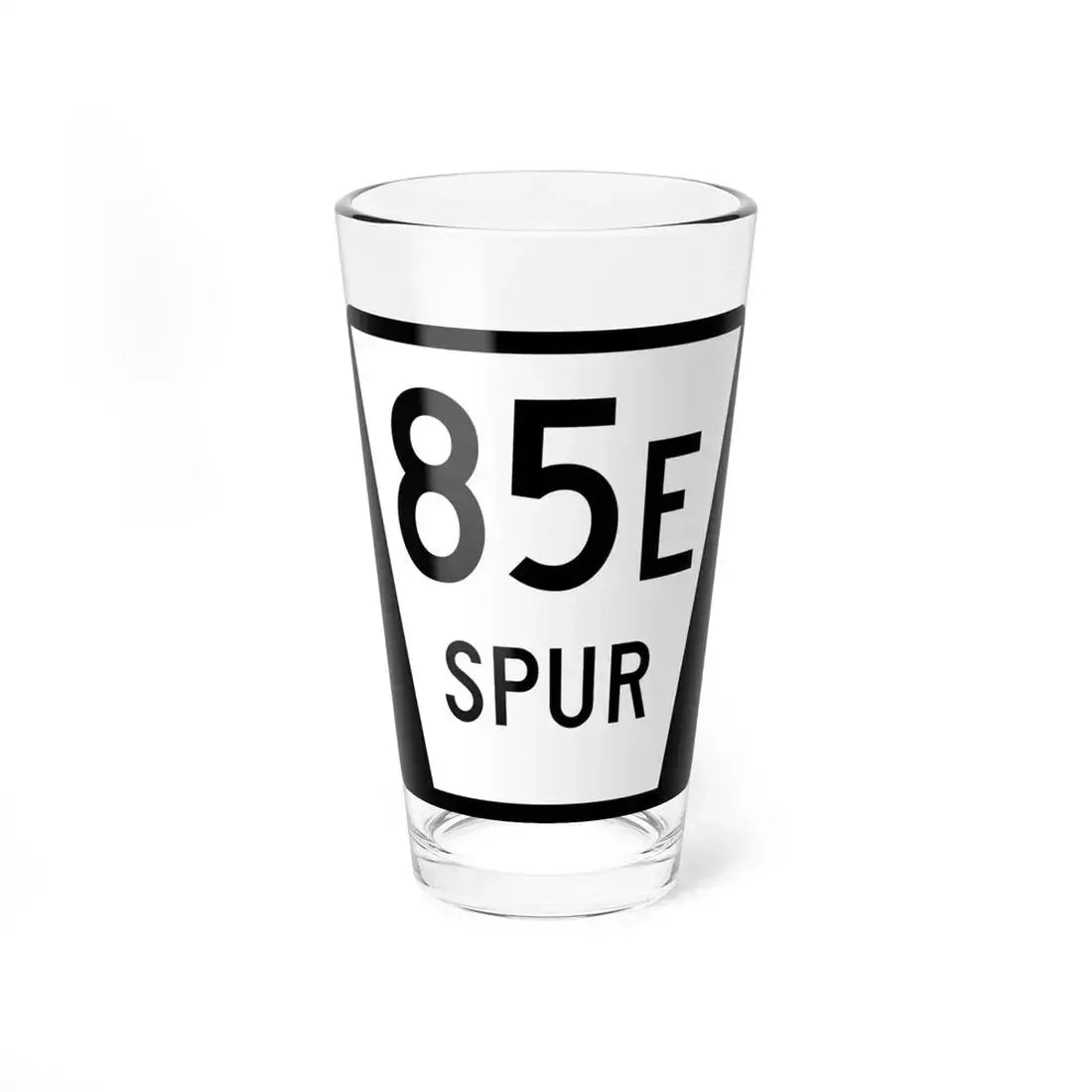 N SPUR 85E (Nebraska) (Road Sign) Pint Glass 16oz 16oz - Go Mug Yourself